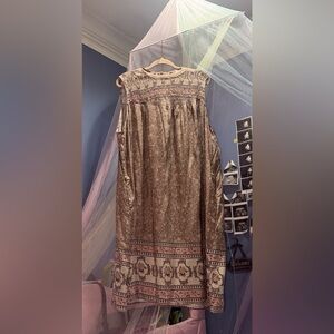 DAVI & DANI Floral Patterned Maxi Skirt